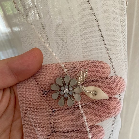 BHDLN Bejeweled Bridal Cape - Worn once! - Picture 8 of 11